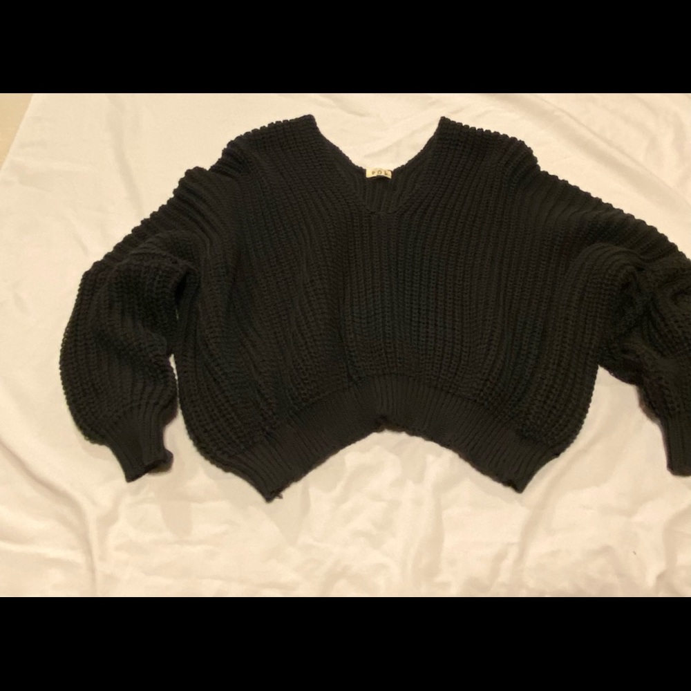 POL cropped sweater